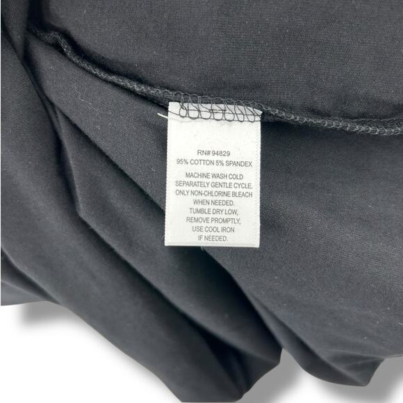 NEW Aveto Black Long Sleeve Top Plus Size 1X Black Mock Neck Modest Layering NWT - Picture 9 of 10